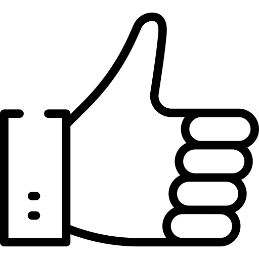 Like gestures hands and gestures finger icon