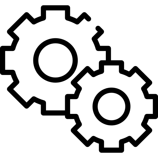 Settings seo and web cogwheel settings icon