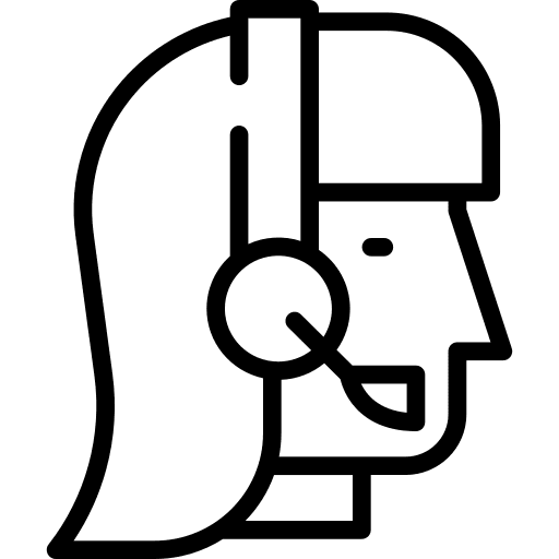 Customer service call seo and web contact center icon