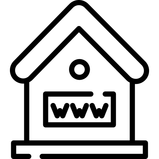 Home seo and web home real estate icon