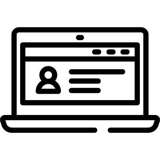 Laptop electronics technology electronic icon