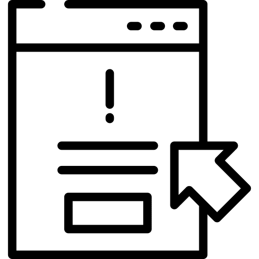 Notification message mail interface icon