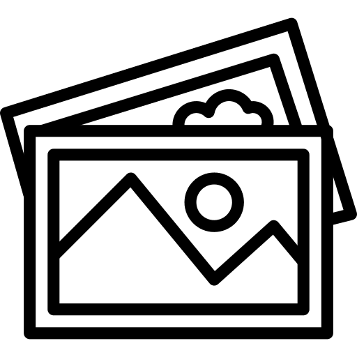 Photo photography landscape picture icon Photo photography landscape picture icon