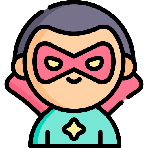 Superhero character superpower people icon