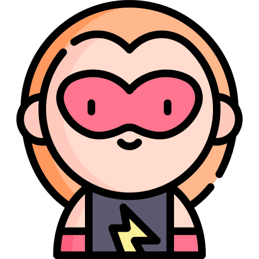 Superhero fantasy costume avatar icon