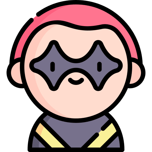 Superhero man character comic icon Superhero man character comic icon
