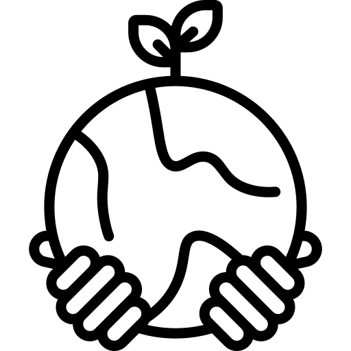 Care ecology environment worldwide icon