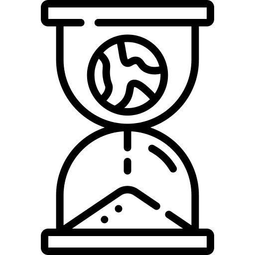 Hourglass hourglass time ecology and environment icon