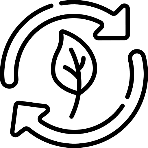 Renewable energy power industry technology icon