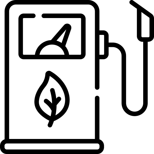 Biofuel biofuel ecology and environment gas station icon