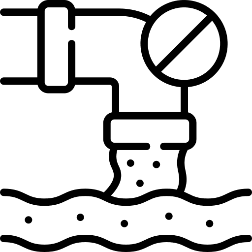 No industry sewer contamination icon