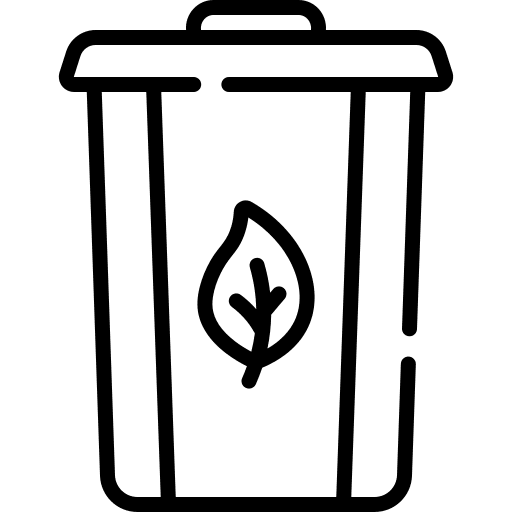 Dustbin rubbish ecology and environment delete icon