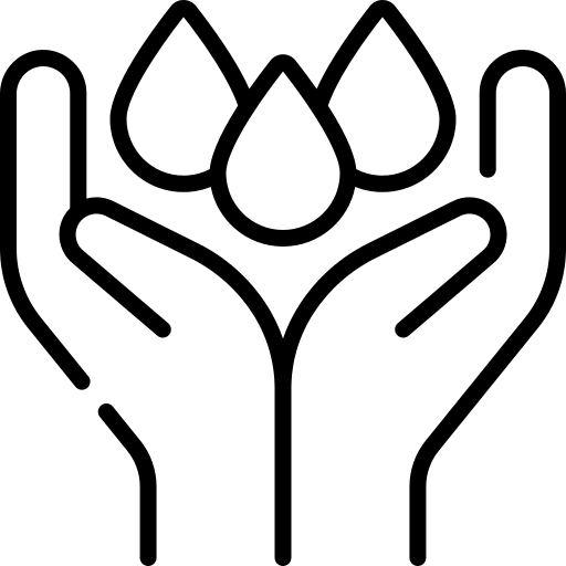 Save water eco ecology and environment green icon