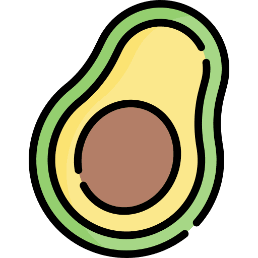 Avocado avocado vegetarian diet icon