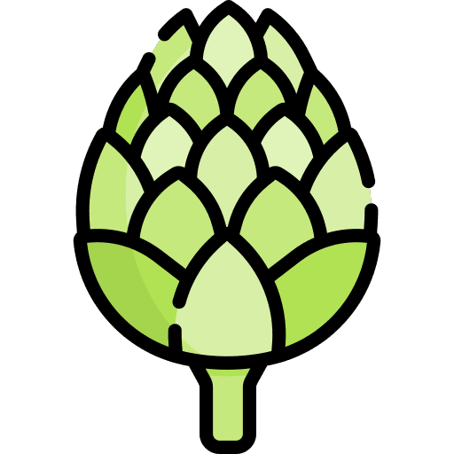 Artichoke vegetarian vegan organic icon