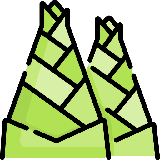 Bamboo asia nature garden icon