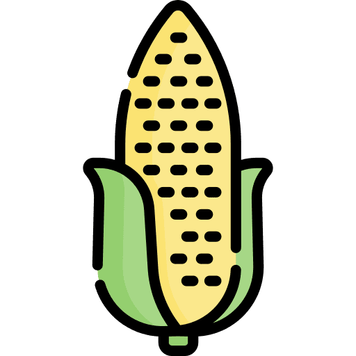 Corn organic diet vegan icon