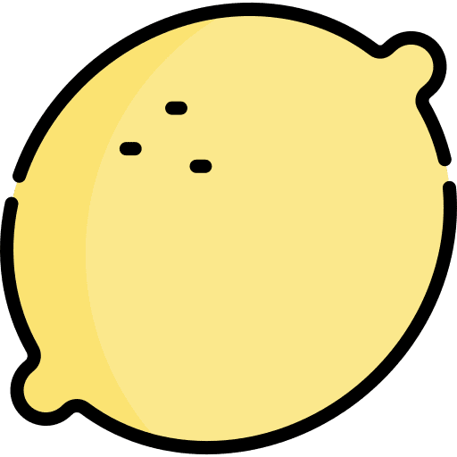 Lemon food and restaurant food fruit icon
