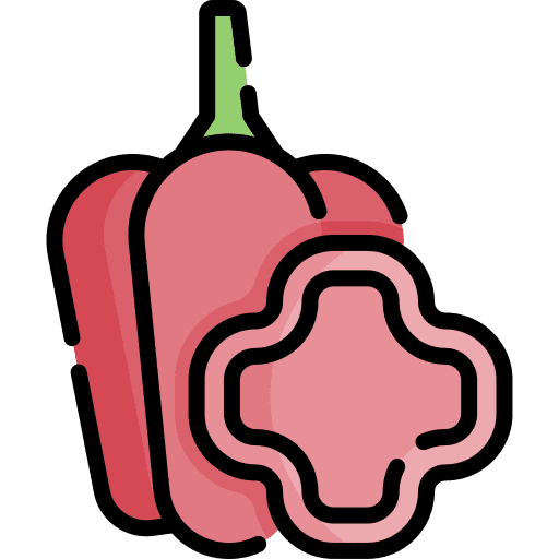 Capsicum vegan pepper capsicum icon