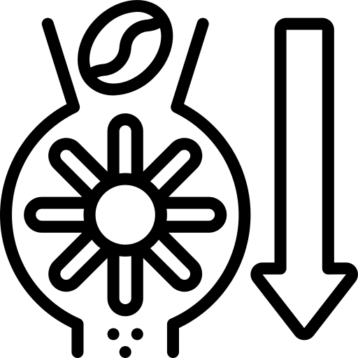 Grinder beans grinder coffee icon