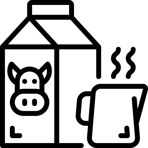 Milk milk coffee cow icon