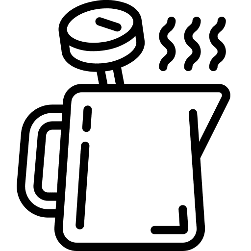 Jug food and restaurant hot temperature icon