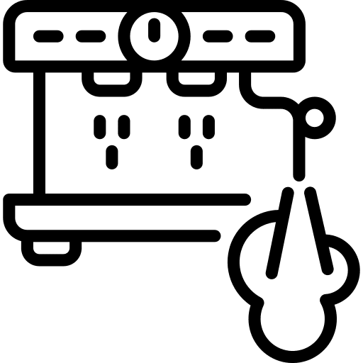 Machine coffee clean machine icon