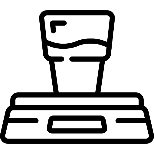 Scales food and restaurant amount cup icon