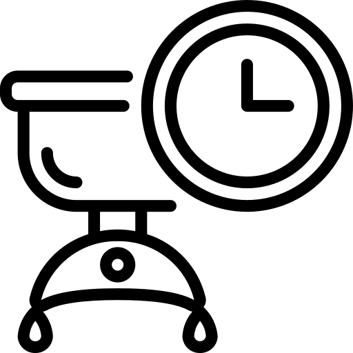 Clock time clock filter icon