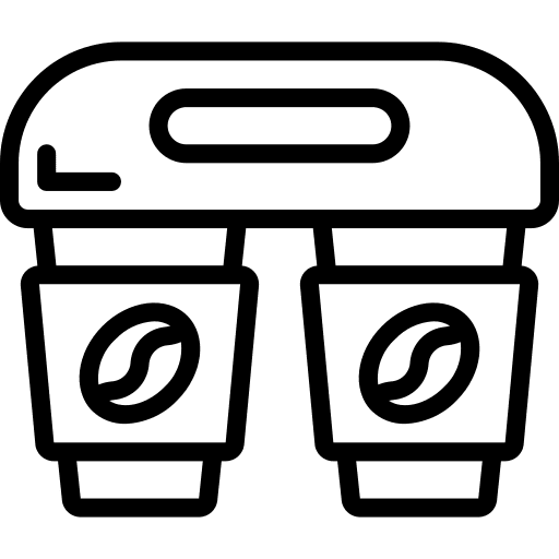 Coffee cafe food and restaurant coffee icon