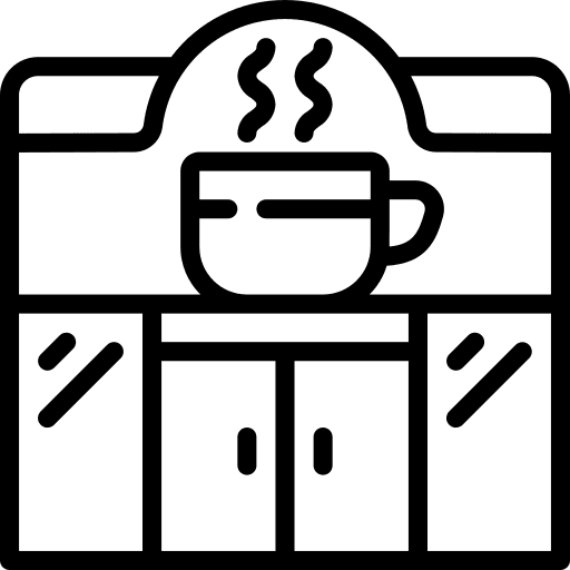 Shop food and restaurant shop drink icon