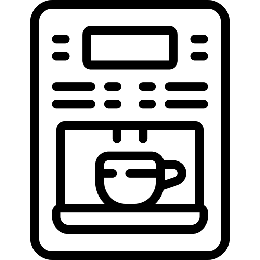 Machine drink machine food and restaurant icon