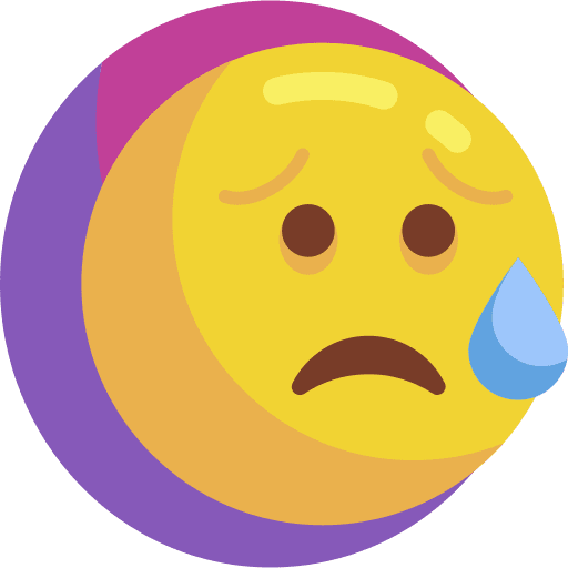 Cry emotion emoji sadness icon