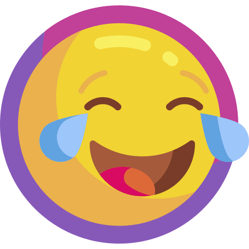 Joy laugh smiley emotion icon Joy laugh smiley emotion icon