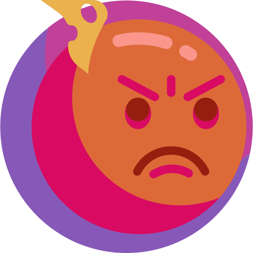 Rage expression smileys emoji icon