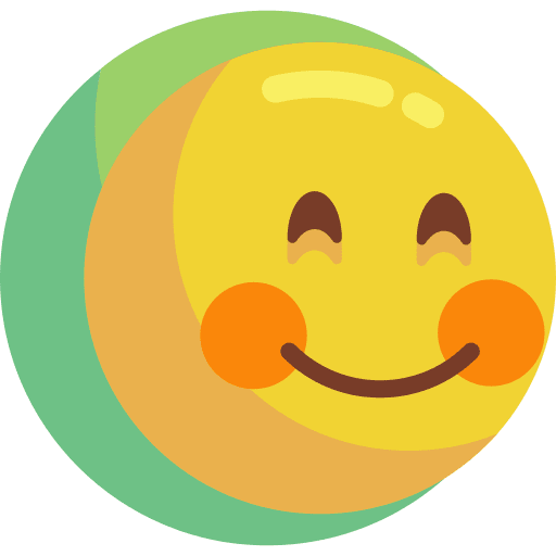 Shy emotion feeling smileys icon Shy emotion feeling smileys icon