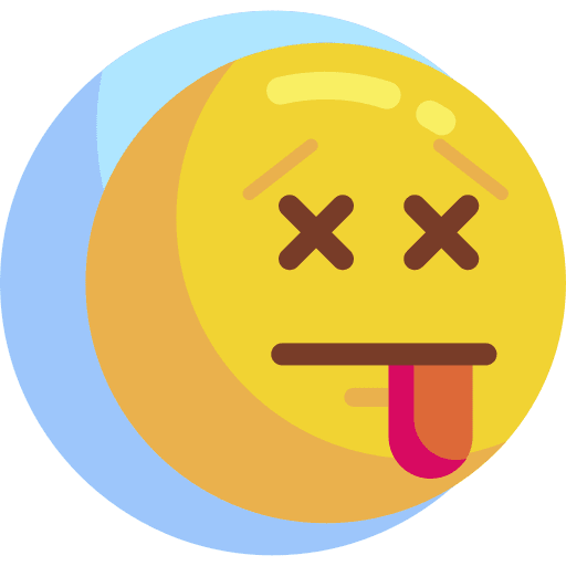 Dizzy smiley feeling dizzy icon Dizzy smiley feeling dizzy icon