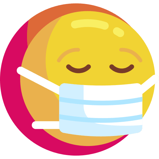 Face mask sick smileys emoticon icon Face mask sick smileys emoticon icon