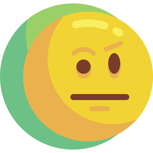 Raised raised eyebrow smileys icon Raised raised eyebrow smileys icon