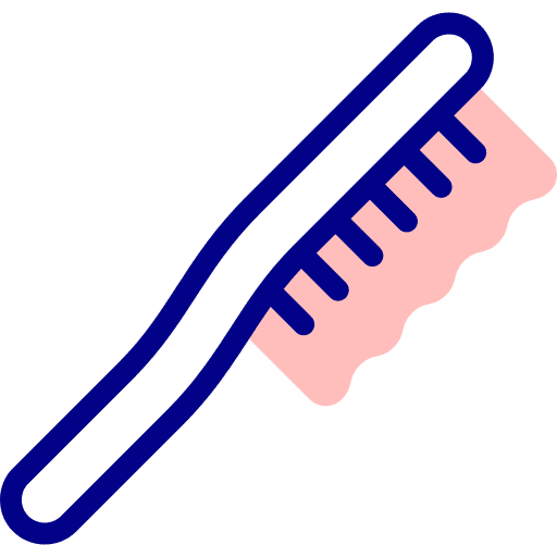 Pet brush beauty pet brush hairdresser icon