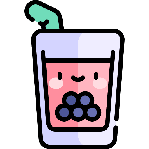 Bubble tea ice tea tea drinking icon