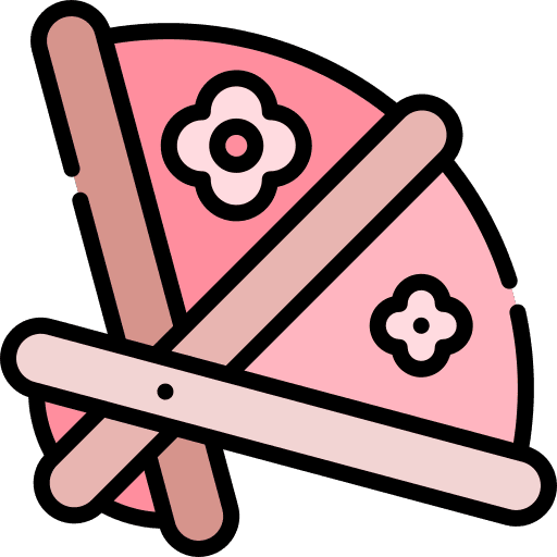 Fan traditional fan fashion icon