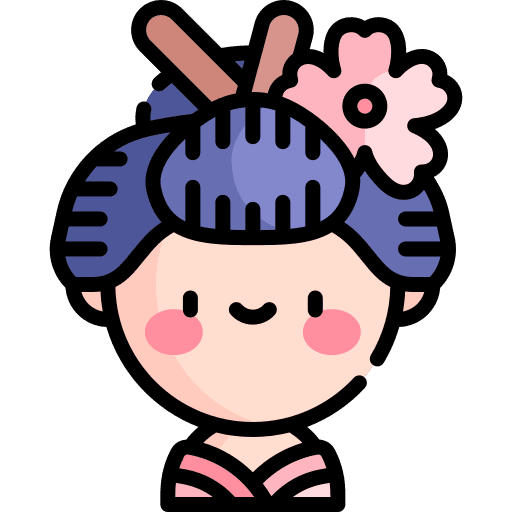 Geisha people woman user icon