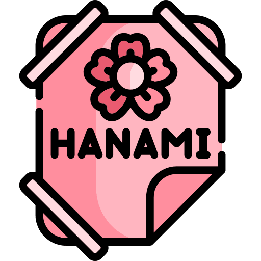 Hanami hanami festival sakura icon