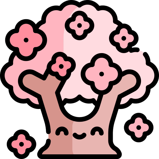 Sakura fragance flower spring icon