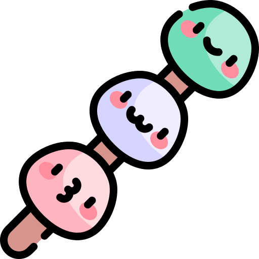 Dango dango snack japan icon Dango dango snack japan icon