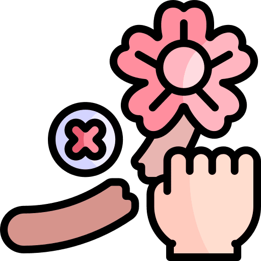 Dont touch sakura no hand icon Dont touch sakura no hand icon