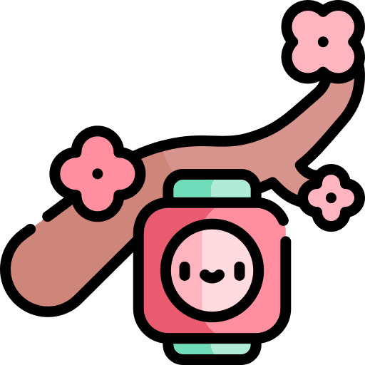 Sakura gardening sakura branch icon Sakura gardening sakura branch icon