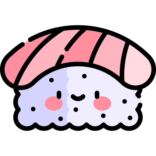 Sushi fish japanese food nigiri icon Sushi fish japanese food nigiri icon