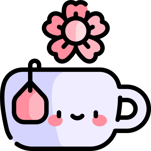 Tea sakura tea hanami icon Tea sakura tea hanami icon